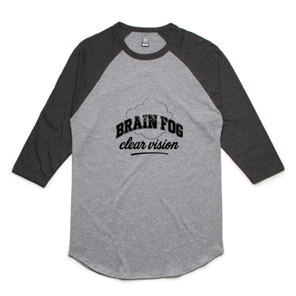 Brain Fog, Clear Vision | AS Colour Raglan Tee Thumbnail